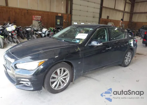 2015 Infiniti Q50 Premium from USA, damaged, VIN JN1BV7AR9FM423471